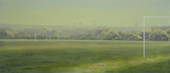 photo of picture of goalposts on wormwood scrubs